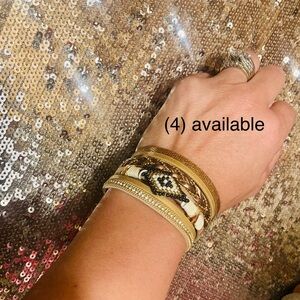 Brown western bracelet